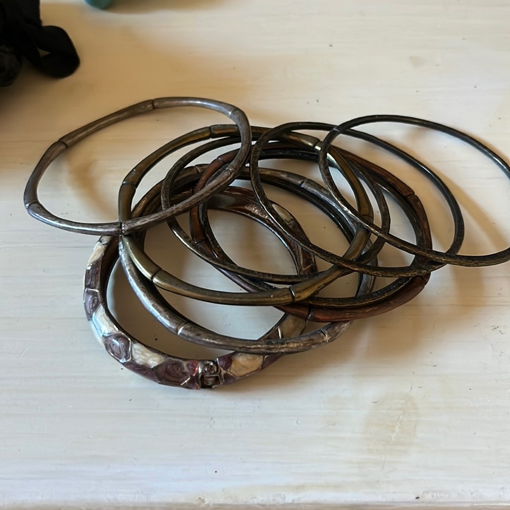 Bracelet Bundle metal copper tones
